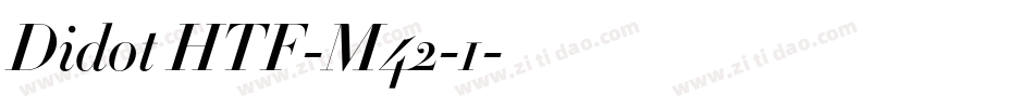 Didot HTF-M42-1字体转换